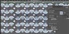 design textile vector unique seamless repeat pattern with mockup