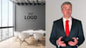 be your spokesperson or presenter with an office background