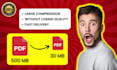 compress or reduce pdf file within 12 hours