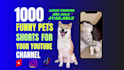 create 1000 funny pets youtube shorts or reels