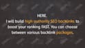 build high authority SEO backlinks to boost your rankings