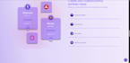 design web template with 3d model animation