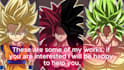 draw you a dragon ball z cartoon