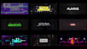 do glitched dj logo visuals for gigs, inside 9 scenes