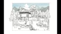sketch your architectural concept in procreate