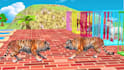 create 3d animal crossing fountain animation