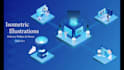 design isometric 3d infographic illustrations in 24 hours