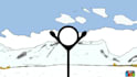 design stick figure in comic style