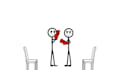 design stick figure in comic style