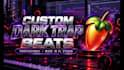 produce an aggressive dark trap beat with heavy 808s