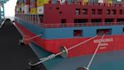 create 3d container terminal port animation cargo logistics animation