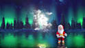 do magic santa logo animation for christmas