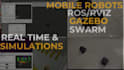 program mobile robot using ros ros2 in gazebo and realtime