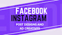 design facebook, instagram posts and ad images