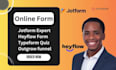 build a high converting jotform typeform heyflow funnel octane ai, ai automation