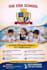 creative school admission poster or  flyer design