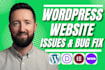 do wordpress bug fix, wordpress website speed optimization under 24 hours