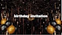 design elegant wedding invitation and birthday cards
