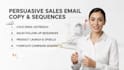 write persuasive sales email copy and sequences that convert