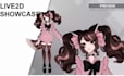 design and rig high quality live2d model custom anime vtuber model, vtuber model