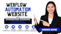 design and automate your webflow website with api, zapier and email marketing