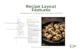 design a professional cookbook interior for amazon KDP