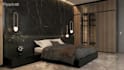 do interior design house apartment with 3d rendering