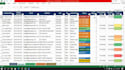create one time CRM excel lead tracker for sales VA