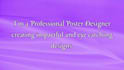 create professional and modern digital posters