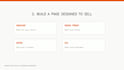create a stunning landing page that converts visitors into customers