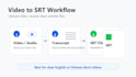 create accurate srt subtitles for short videos