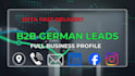 build german b2b leads with full business profile