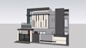 2d floor plans, section and elevatons