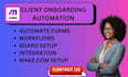 automate your client onboarding workflow using make com