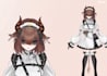 do live2d vtuber model,, anime style, live2d rigging, avatar