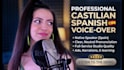 be your native castilian spanish voice