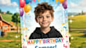create a funny personalized birthday video