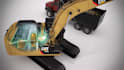 create 3d industrial animation, 3d construction equipment excavator animation