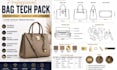 design bag tech pack backpack tech pack tote bag handbag duffle bag tech pack