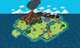 do pixel art tileset, pixel background, pixel environment, game map, world map