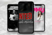 create animated flyers for beauty artists, courses and masterclasses