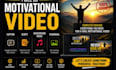 do motivational vidoe caption script background music thumbnail