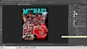 design a custom 90s bootleg rap t shirt old school