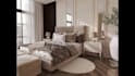 create photorealistic modern bedroom interior rendering