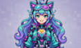 draw and rig a live2d pixel art vtuber model or chibi pngtuber