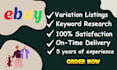 do ebay listing, ebay SEO, ebay product listing, ebay lister