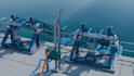 do industrial 3d wave energy hydraulic power and marine engineering animation