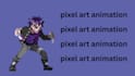 pixel sprite sheet, character sprite animation, game assets, 8 direction pixel
