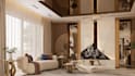 design your interior room and realistic 3d rendering