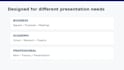 create a professional powerpoint presentation